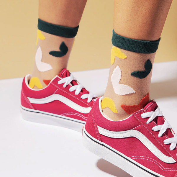 Sheer Socks - Fronds