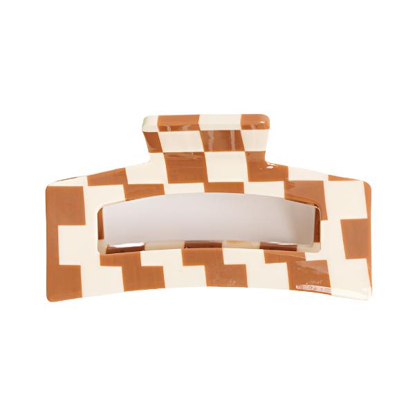Checkered Hair Claw