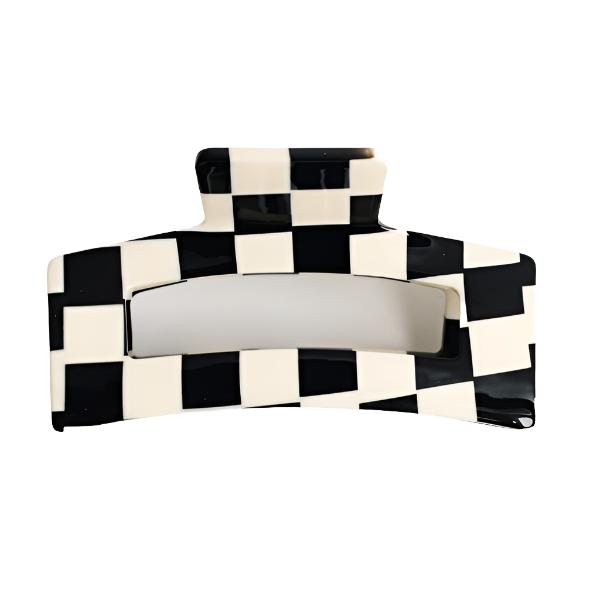 Checkered Hair Claw