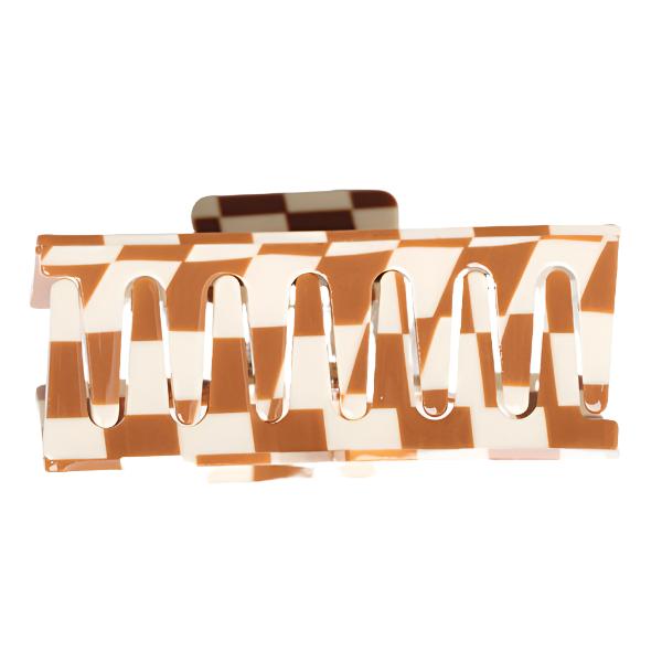 Checkered Hair Claw