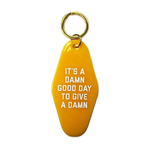 Give a Damn Motel Keytag