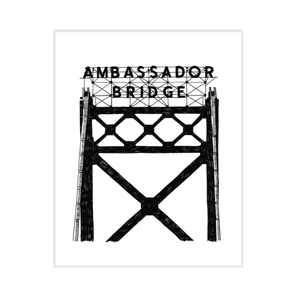 Ambassador Bridge #2 Giclee Print