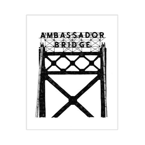 Ambassador Bridge #2 Giclee Print