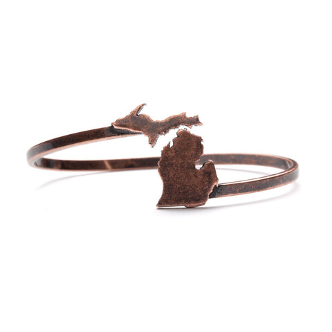 Michigan Wrap Bracelet Antique Copper