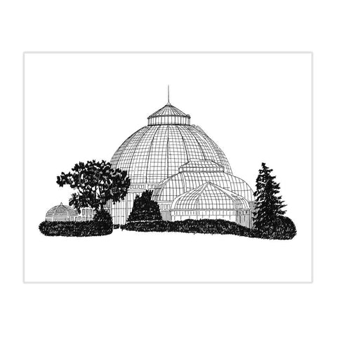 Belle Isle Conservatory Giclée Print