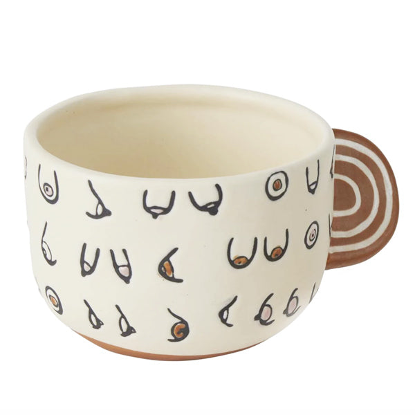 Hieroglyphic Boob Mug