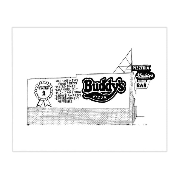 Buddy's Pizzeria Giclee Print