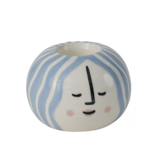 Laina Candlestick Holder White