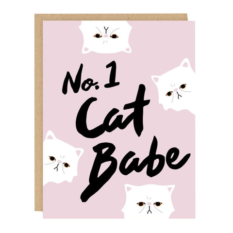 No.1 Cat Babe Card - City Bird 