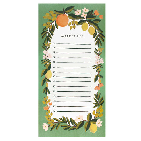 Citrus Floral Market Pad - City Bird 