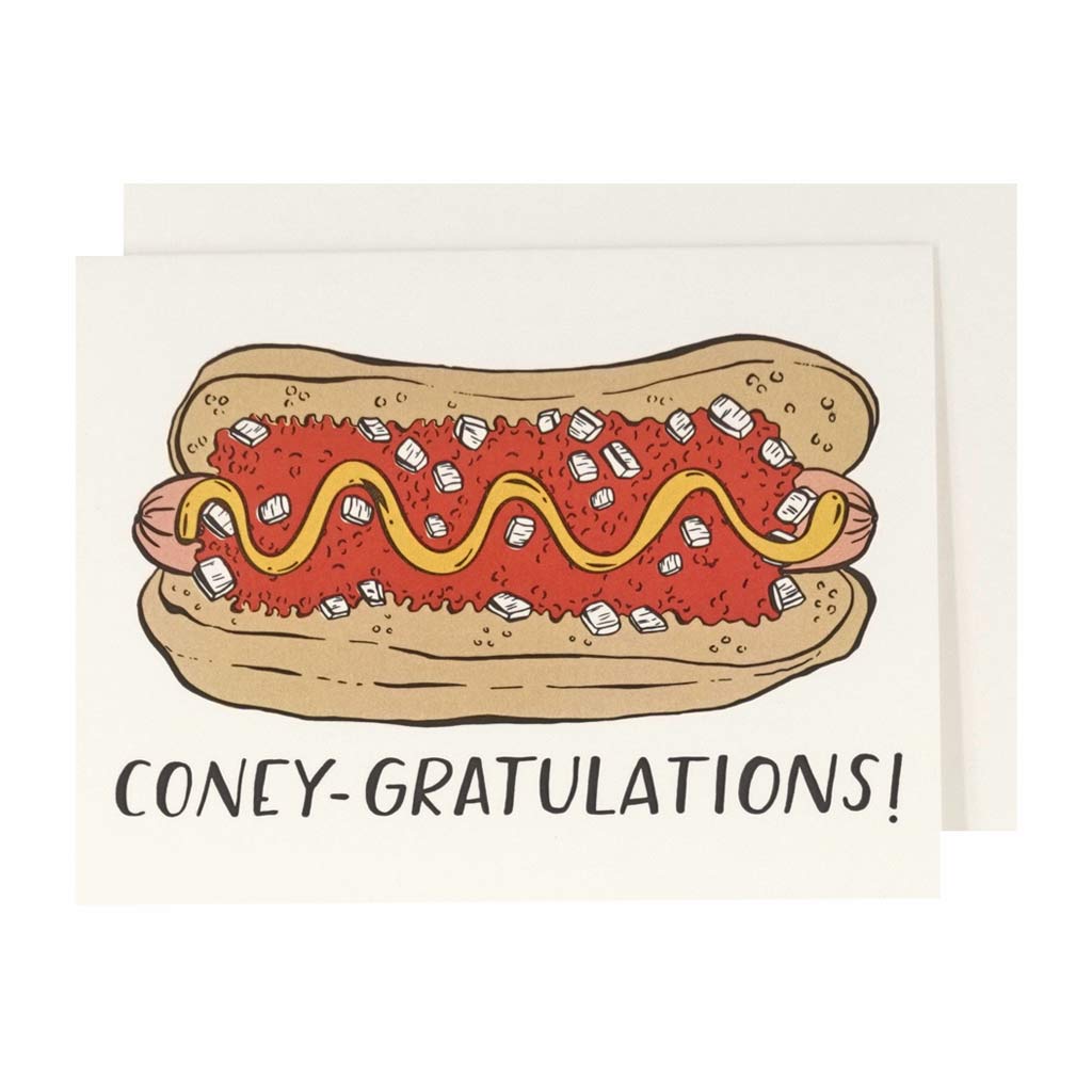 Coney-gratulations! Letterpress Card - City Bird 