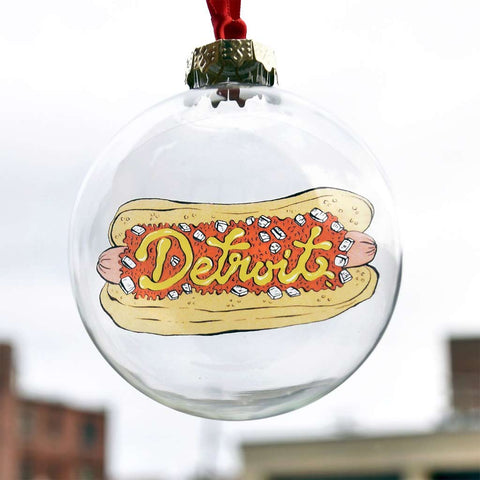 Detroit Coney Christmas Ornament - City Bird 