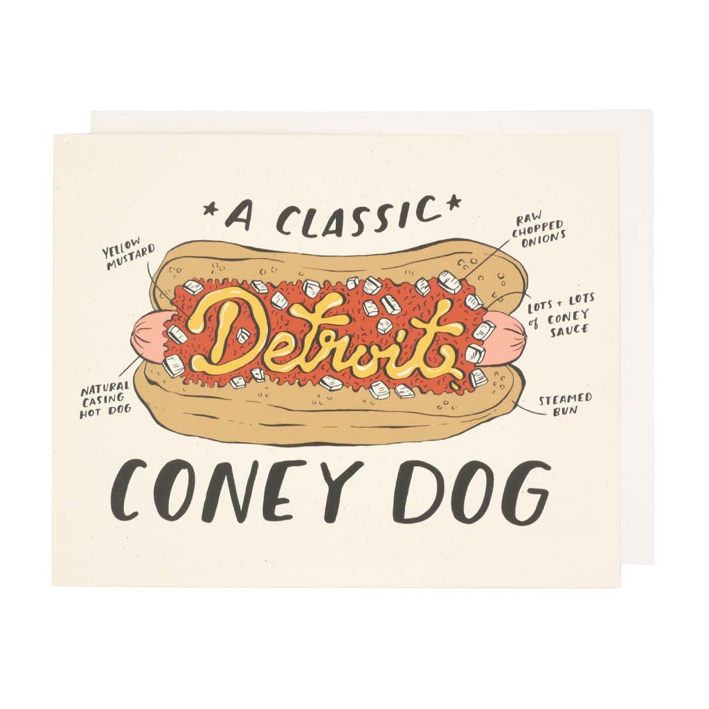 Detroit Coney Dog Print - City Bird 
