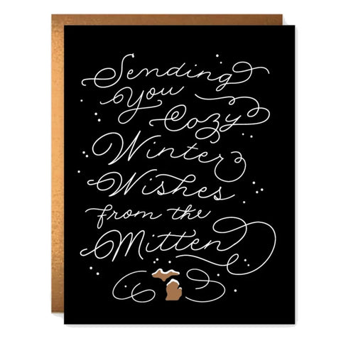 Cozy Wishes MI - Holiday Card