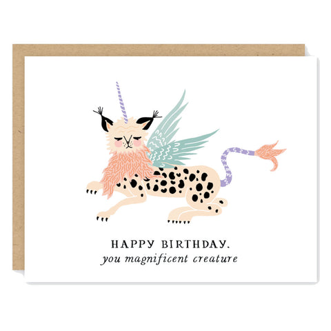 Birthday Creature Card