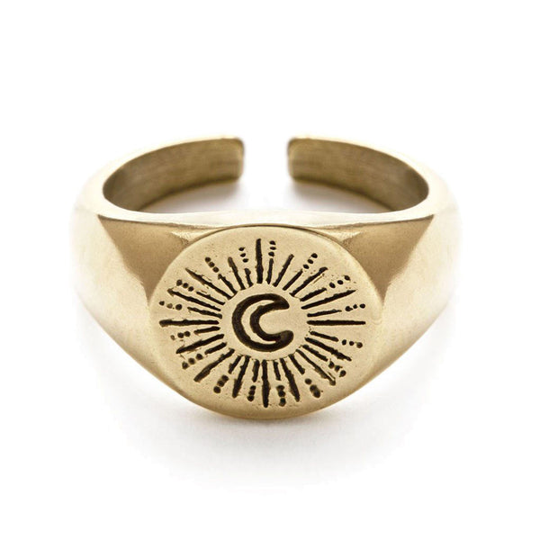 Luz de la Luna Signet Ring