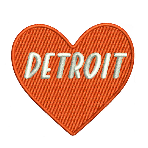 Detroit Heart Patch
