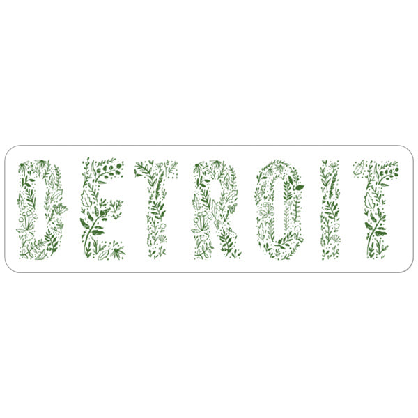 Detroit Plants Vinyl Sticker