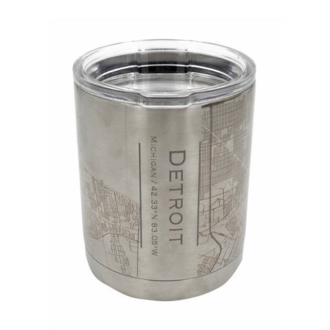 Detroit City Map Insulated Cup - City Bird 