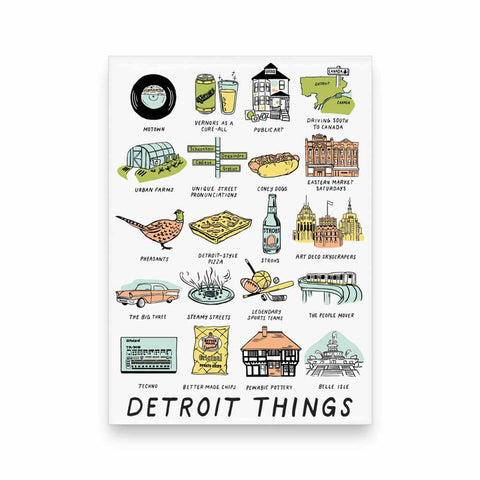 Detroit Things Magnet - City Bird 