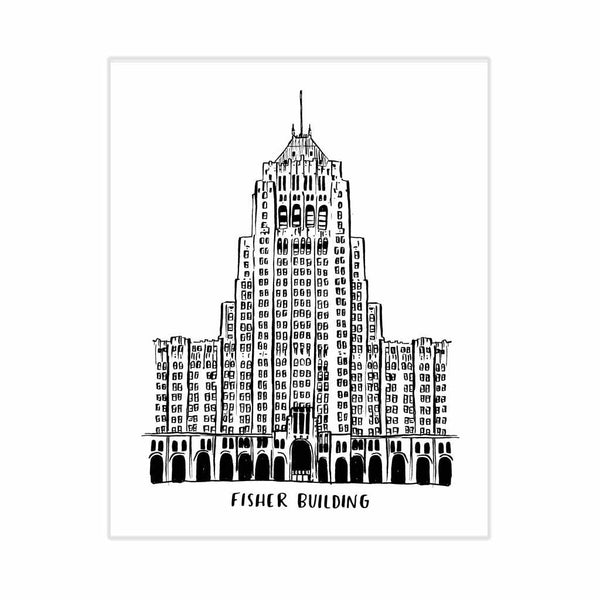 Fisher Building Print