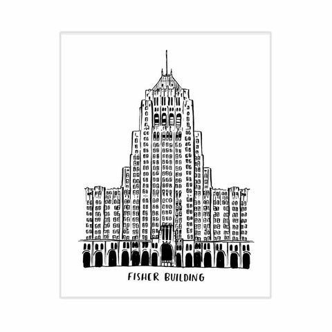 Fisher Building Print