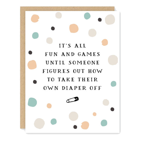 Fun & Games Baby Card