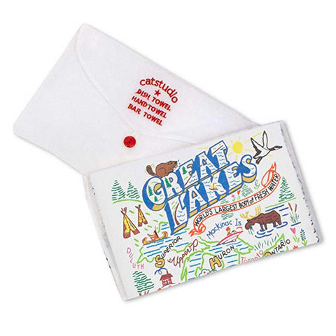 Great Lakes Dish Towel - City Bird 