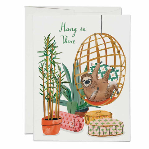 Chair Sloth Encouragement Card - City Bird 