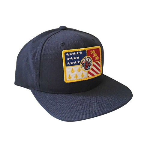 Detroit Flag Patch Snapback Hat