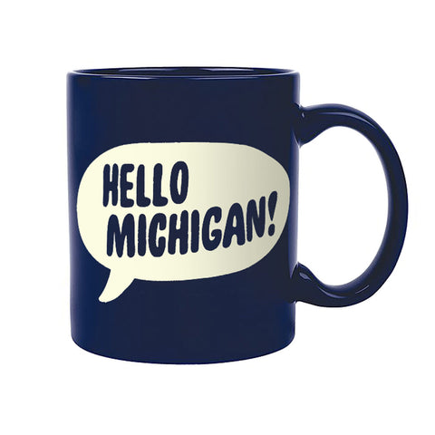 Hello Michigan Mug