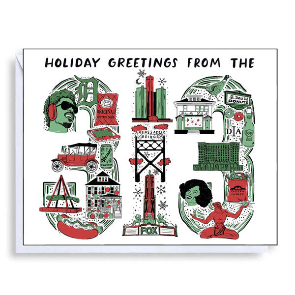 Illustrated 313 Holiday Card