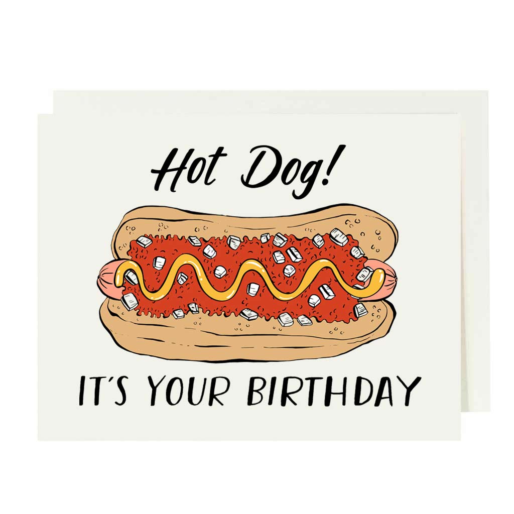 Hot Dog | Greeting Card Hot Dog | Greeting Card