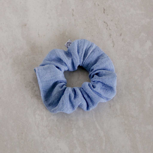 Naturally Dyed Cotton Scrunchie - City Bird 