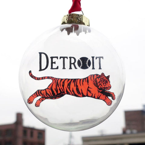 Leaping Tiger Holiday Ornament - City Bird 