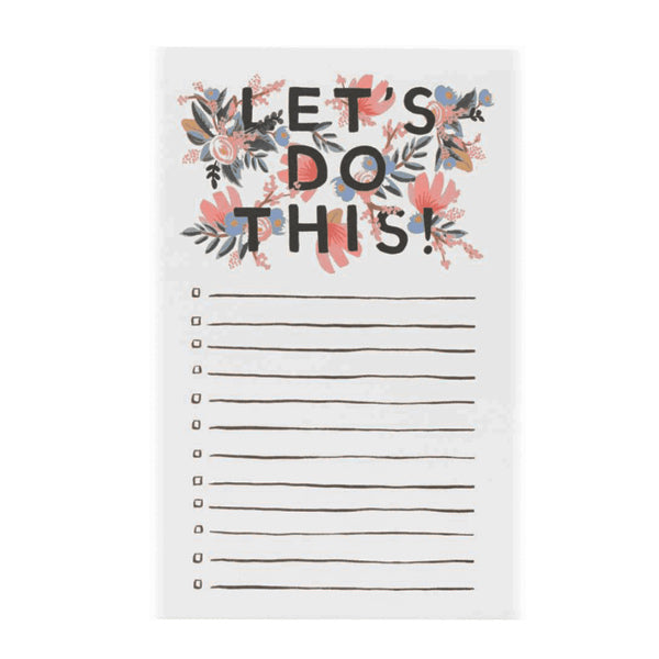 Let's Do This Notepad - City Bird 