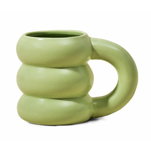 Blush Ripple Mug | Kinto Ceramic Matcha Mug
