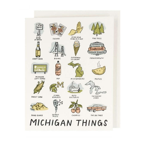 Michigan Things Card - City Bird 
