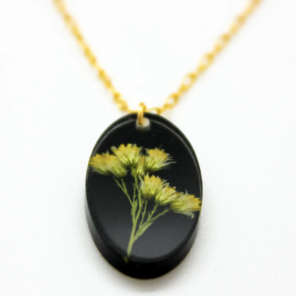 Goldenrod Oval Necklace