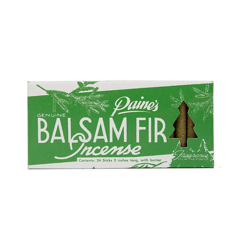 Balsam Fir Incense Sticks & Holder -24pc - City Bird 