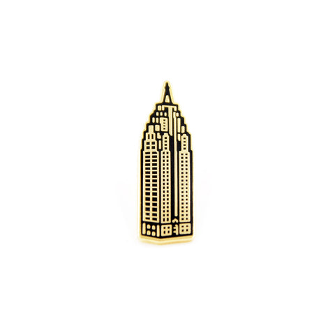 Penobsccot Building Enamel Pin - City Bird 