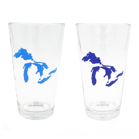 Great Lakes Pint Glass