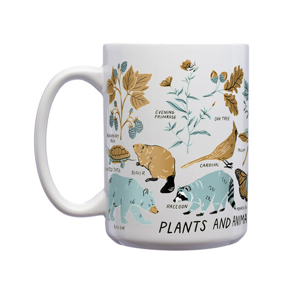 Animals and Plants of Michigan Mug