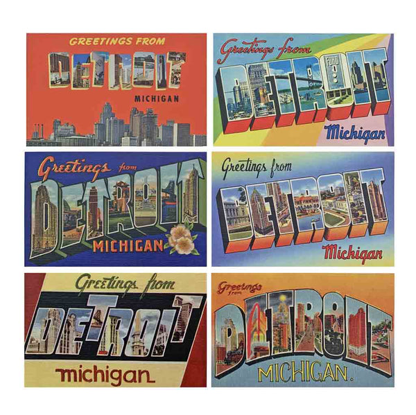 Michigan & Detroit Postcard Sets