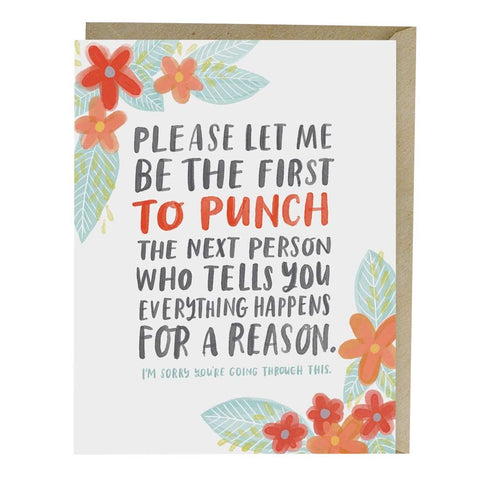 Everything Happens for a Reason Card - City Bird 