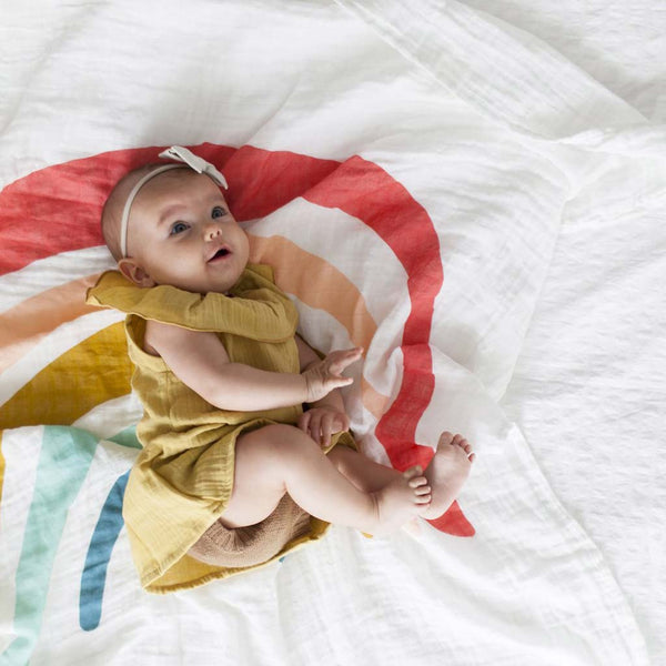 Rainbow Swaddle - City Bird 