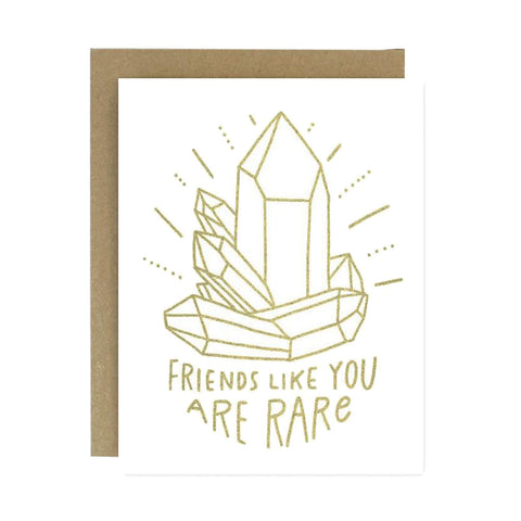 Friends Like You Are Rare Card - City Bird 