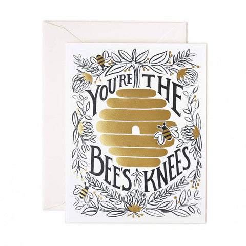 You're The Bee's Knees Love Card - City Bird 