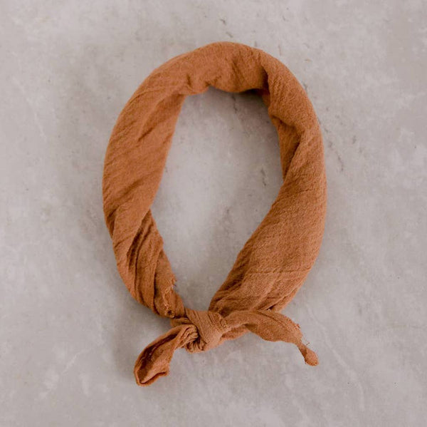 Naturally Dyed Cotton Gauze Bandanas - City Bird 