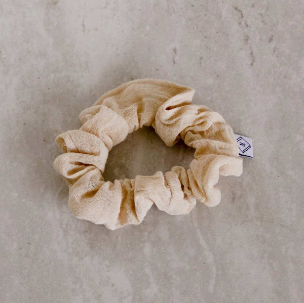 Naturally Dyed Cotton Scrunchie - City Bird 